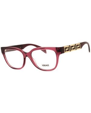 Versace 0Ve3338 54Mm Optical Frames - Red