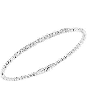 Nephora 18k 0.35 Ct. Tw. Diamond Bangle Bracelet - White
