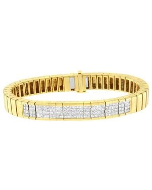 Haus of Brilliance 14K 3.60 Ct. Tw. Diamond Tennis Bracelet - Metallic