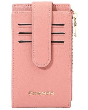 CHAMPS Iconic Card Holder - Pink