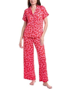 Room Service Pjs 2Pc Pyjama Set - Red
