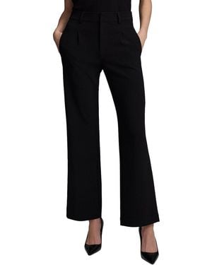 NIC+ZOE Knit Scuba Wide-Leg Trouser - Black