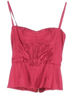 Dolce & Gabbana Back-Zipped Bustier Top, Size It (Authentic Pre-Loved) - Pink