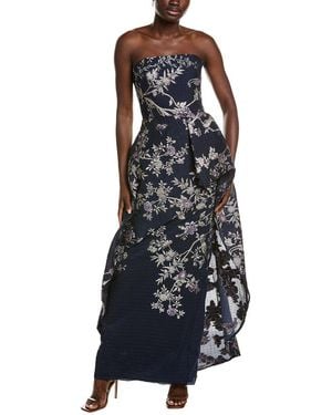 Marchesa Gilded Gown - Black