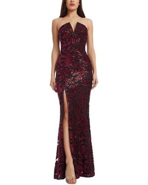 Dress the Population Fernanda Maxi Dress - Red