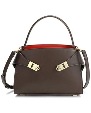 Tiffany & Fred Paris Smooth Leather Satchel - Black