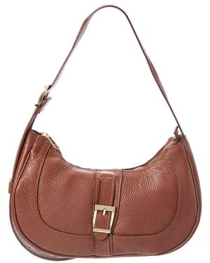 Persaman New York Imogen16 Leather Crossbody - Brown