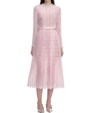 Kayla Paris Midi Dress - Pink