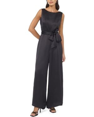 Vince Camuto Boatneck Jumpsuit - Blue