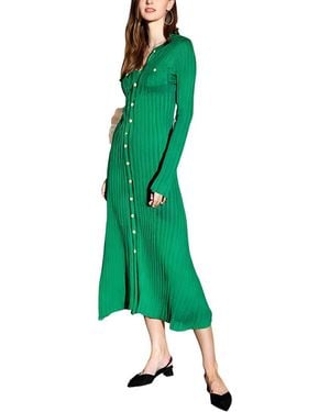 Tedora Midi Dress - Green