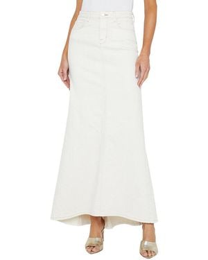 L'Agence Kailani Mermaid Skirt - White