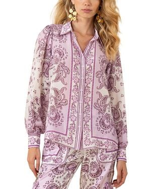 Hale Bob Silk Rosalia Woven - Red