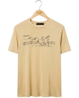 Junk Food Vintage Slim Fit Tissue Tee - Natural
