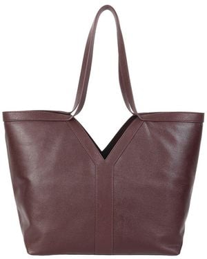 Tiffany & Fred Paris Leather Tote - Purple