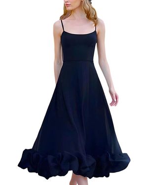 Linda Charm Midi Dress - Blue