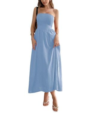 Adelin May Midi Dress - Blue