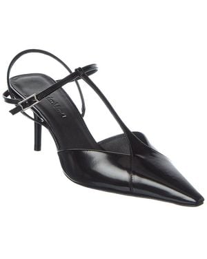 Max Mara Leather Pump - Black