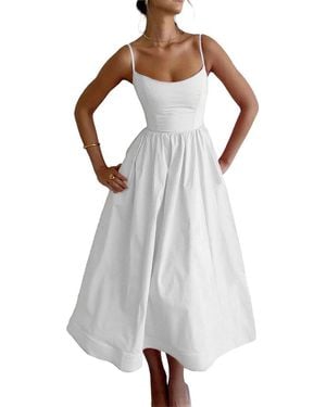 Esea Midi Dress - White