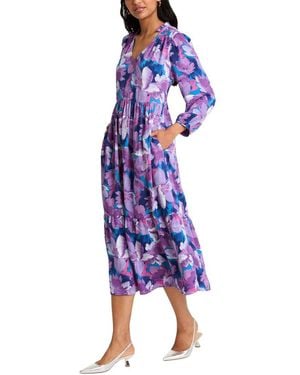 Draper James Katie Midi Dress - Blue