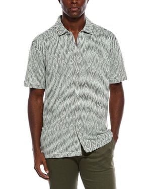 Tommy Bahama Costa Wave Diamond Club Shirt - Grey