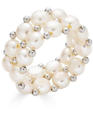 Belpearl 6-7Mm Pearl Stretch Ring - White