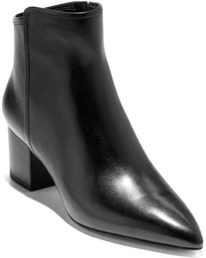 Cole Haan Eanna Leather Bootie - Black