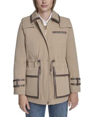 Cole Haan Rain Short Jacket - Natural