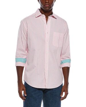 J.McLaughlin Club Woven Shirt - Pink