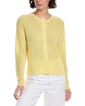 Metric Knits Linen Cardigan - Yellow