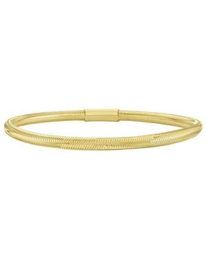Italian Gold 14K Stretchable Bangle - Multicolour