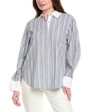 10 Crosby Derek Lam Wesley Shirt - Grey