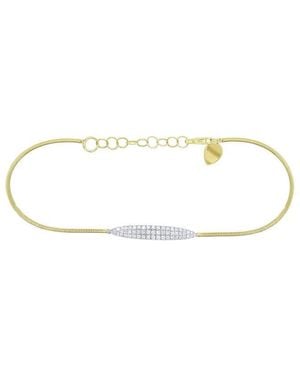 Meira T 14K 0.31 Ct. Tw. Diamond Dainty Bracelet - White