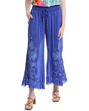 Johnny Was Roseann Pant - Blue