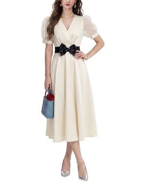 DZA Midi Dress - Natural