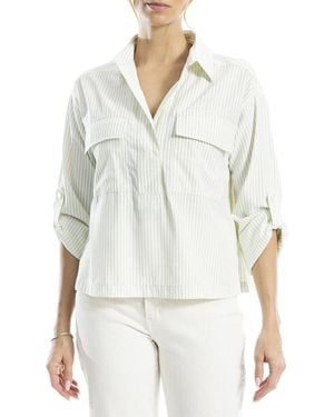 Max Studio Collared Blouse - White