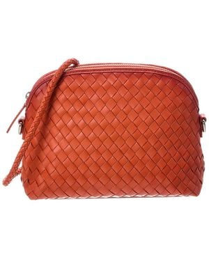 Dragon Diffusion Chunky Fellini Leather Crossbody - Orange
