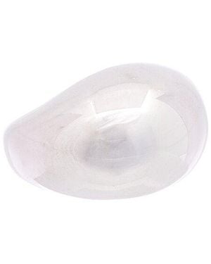 Glaze Jewelry 14k Over Silver Bold Dome Ring - White
