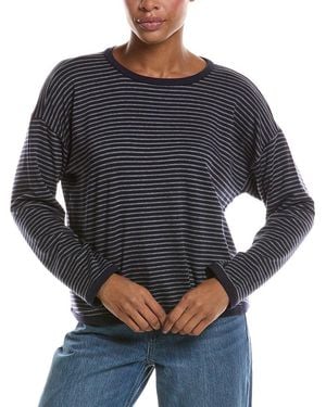 Eileen Fisher Round Neck Box Top - Blue
