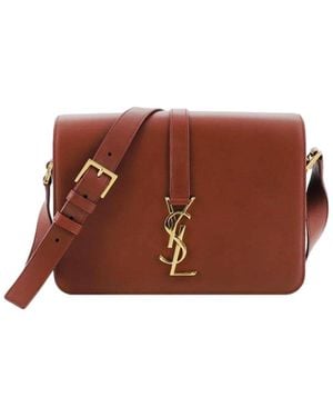 Saint Laurent Ysl Univeriste Crossbody Satchel Bag, Never Carried (Authentic Pre-Loved) - Brown