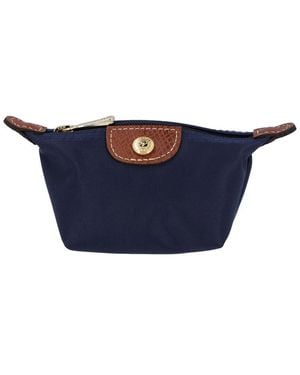 Longchamp Le Pliage Original Nylon Cosmetic Bag - Blue