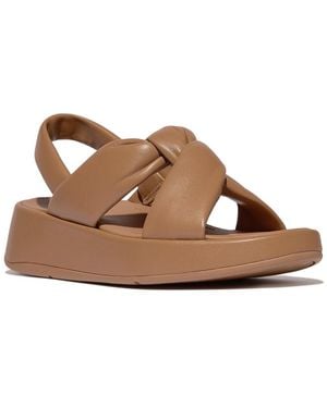 Fitflop F-Mode Leather Sandal - Brown