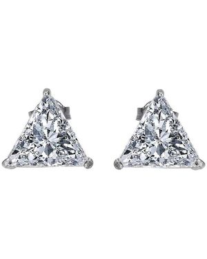 Lab Grown Diamonds 14K 4.00 Ct. Tw. Lab-Grown Diamond Earrings - Blue
