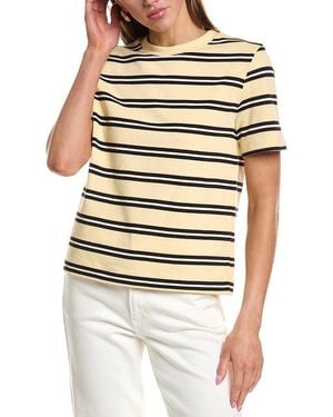 Kenneth Cole Crewneck Stripe T-Shirt - White