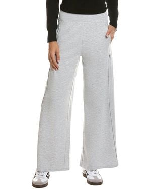 Vintage Havana Jersey Seamed Flared Pant - Gray