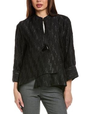 Joseph Ribkoff Puckered Jacket - Black