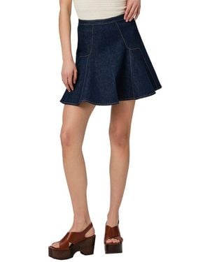 PAIGE Adaline Mini Skirt - Blue