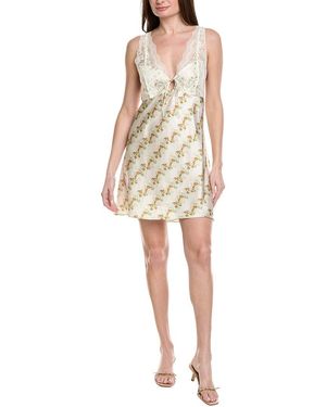 Free People Countryside Printed Mini Dress - Natural