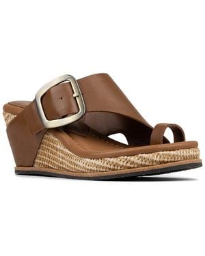 Donald J Pliner Gyer Wedge Sandal - Brown