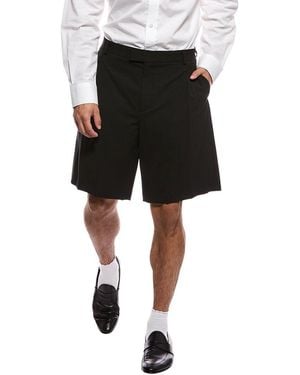 Valentino Bermuda Wool-Blend Short - Black