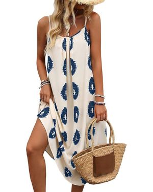 CAMILA BLANCO Midi Dress - Blue